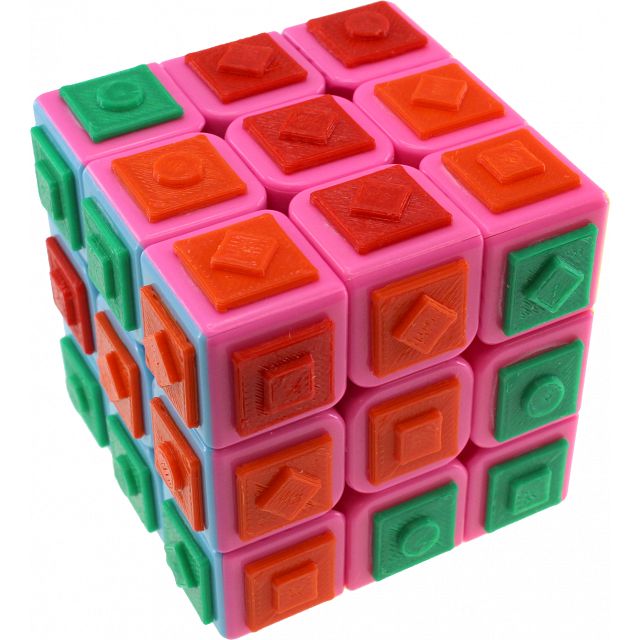 Gray Matter 3x3x3 Bastinazo Cube with Tiles - Advance
