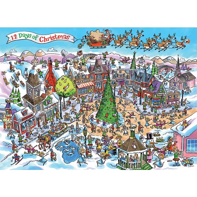 DoodleTown: 12 Days of Christmas