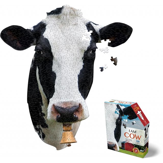 I AM Cow - Shaped Jigsaw Puzzle