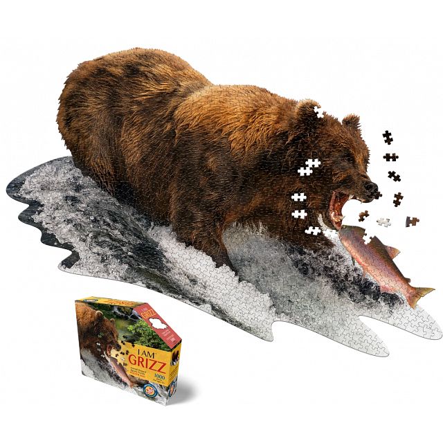 I AM Grizz - Shaped Jigsaw Puzzle
