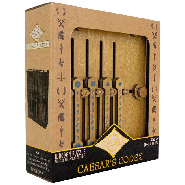 macebizohページ Caesar's Codex | More Wood Puzzles | Puzzle Master Inc
