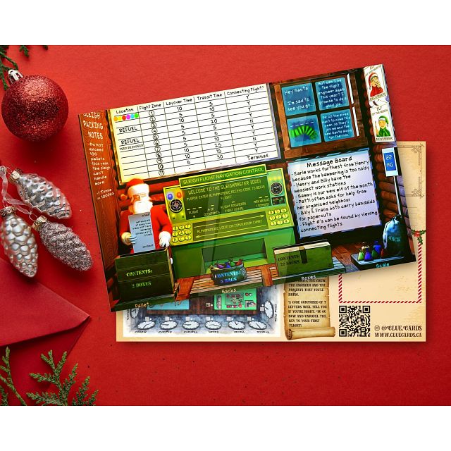 Santas Successor - Christmas Puzzle Postcard