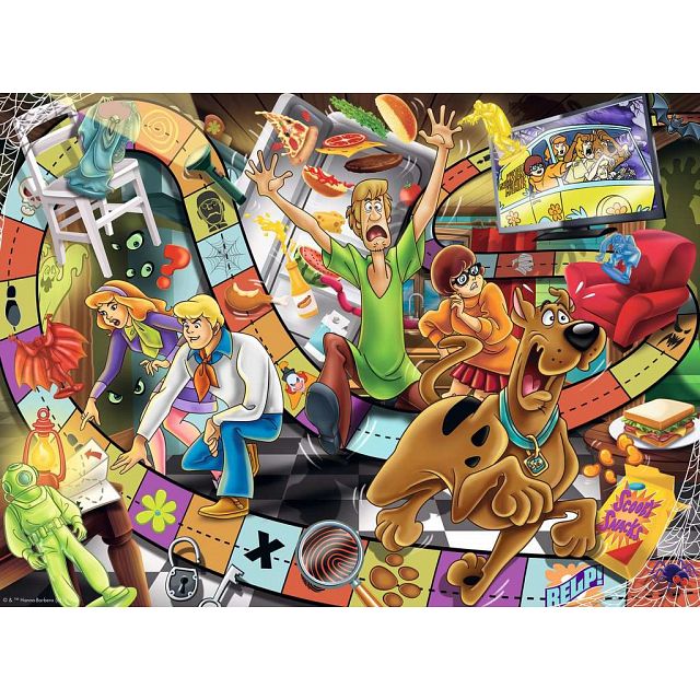 Scooby Doo Haunted Game - 200 XXL Pieces