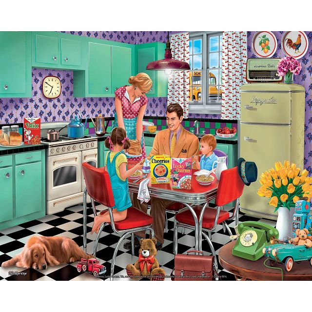 Breakfast table