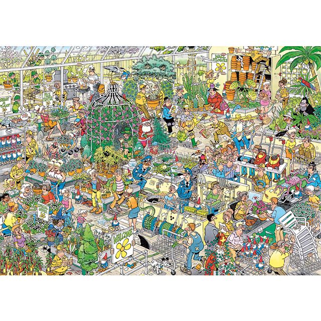Jan van Haasteren Comic Puzzle - The Garden Center
