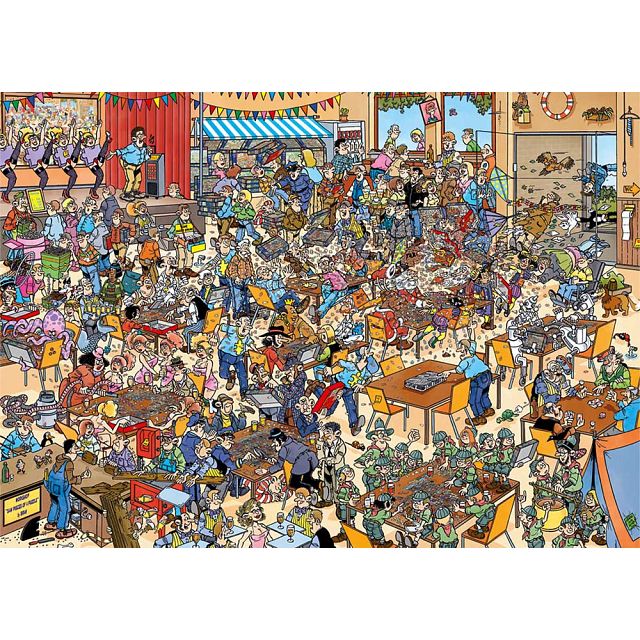 Jan van Haasteren Comic Puzzle - National Championships Puzzling