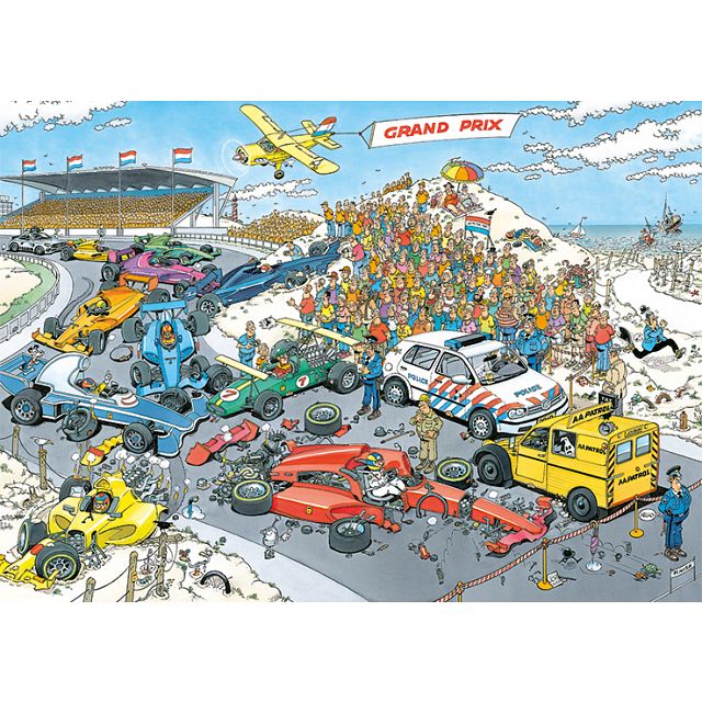 Jan van Haasteren Comic Puzzle - Grand Prix (1000 Pieces)
