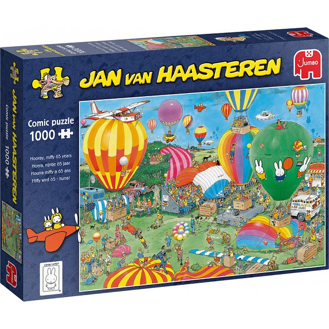 Jan van Haasteren Comic Puzzle - Hooray, Miffy 65 Years | 1000