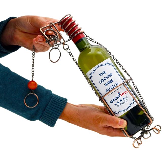 The Locked Wine Puzzle More Metal Puzzles Puzzle Master Inc