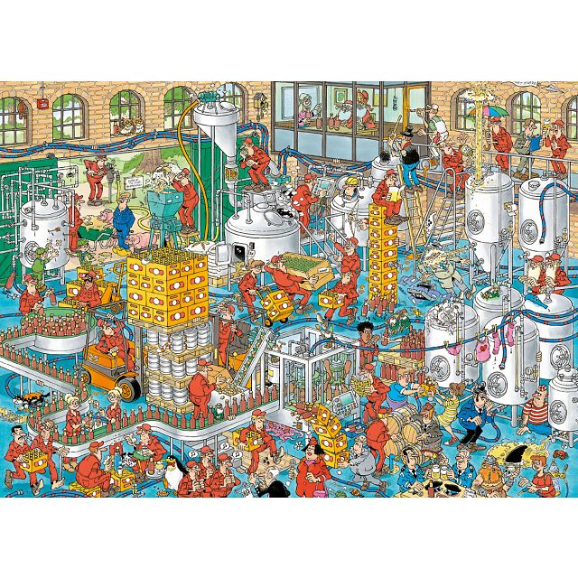 Jan van Haasteren Comic Puzzle - The Craft Brewery (1000 Pieces)