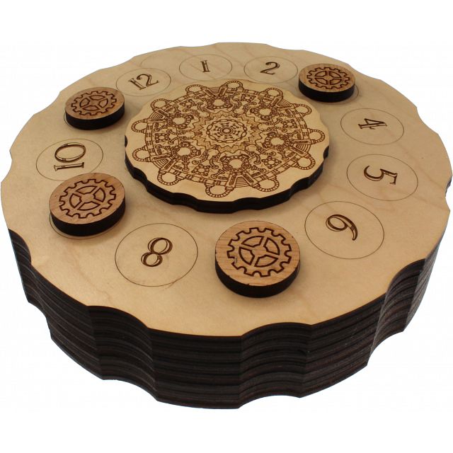 Vortex Box Wood Puzzles Puzzle Master Inc