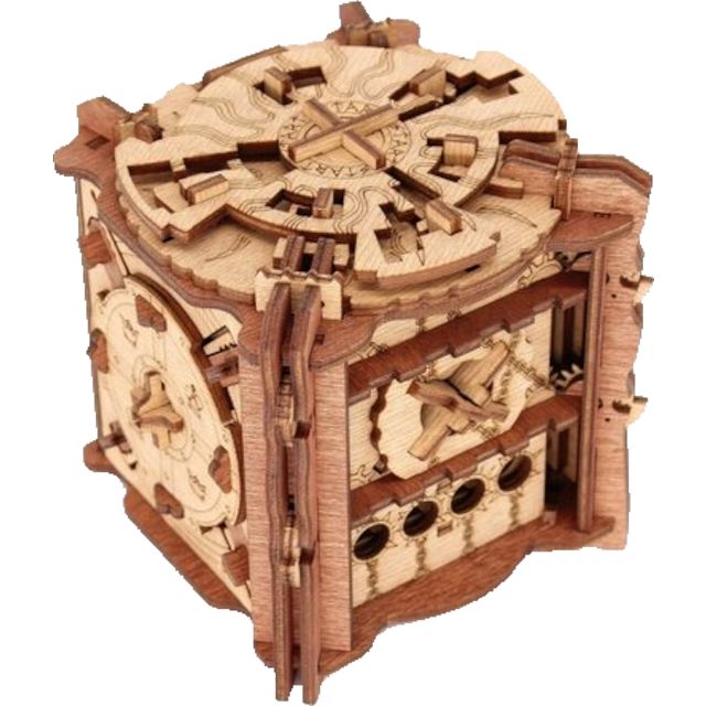 iDventure Cluebox - The Trial of Camelot - Escape Room Game - Puzzle Box -  3D Wooden Puzzle - sequential Puzzle - 3D Puzzles for Adults - Brain Teaser