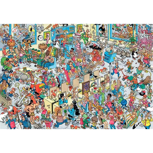 Jan van Haasteren Comic Puzzle - At the Hairdressers