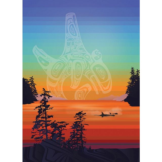 Salish Coast Colors: Orca Rubbing Beach
