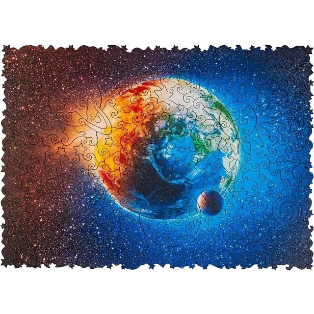 Earth Wooden Jigsaw Wood Puzzles Puzzle Master Inc