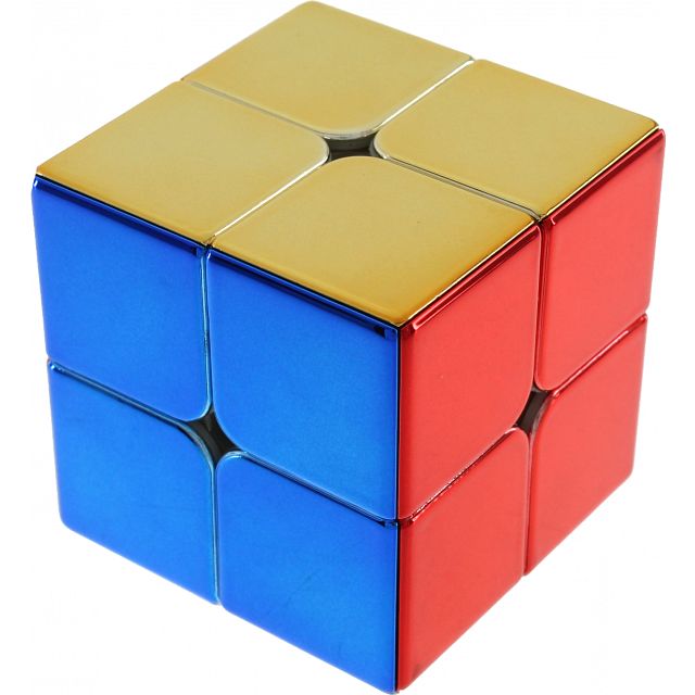 CB Electroplated Magnetic 2x2x2 Cube - Stickerless