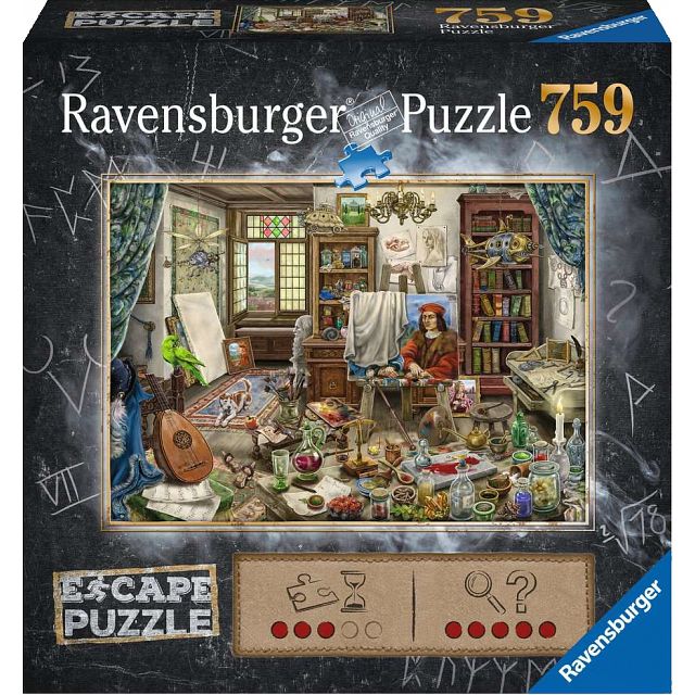Escape Puzzle The Artist's Studio Jigsaws Puzzle Master Inc