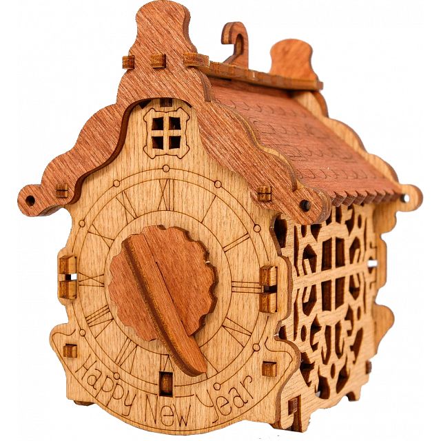 "Happy New Year" Treasure Box - Wooden DIY Kit