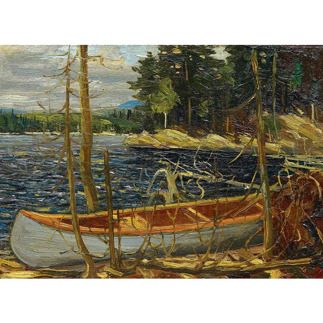 The Canoe Tom Thomson Jigsaws Puzzle Master Inc