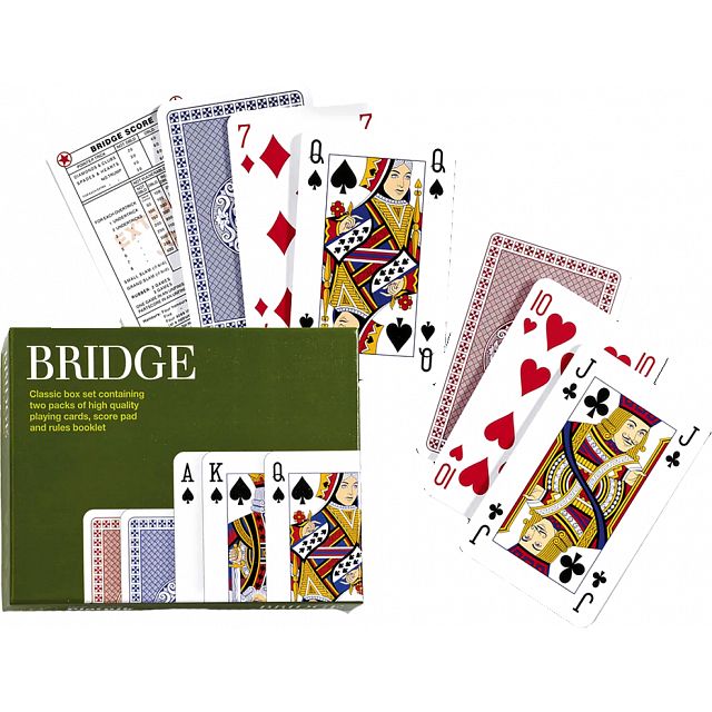 Bridge Playing Card Box Set Card Games Puzzle Master Inc