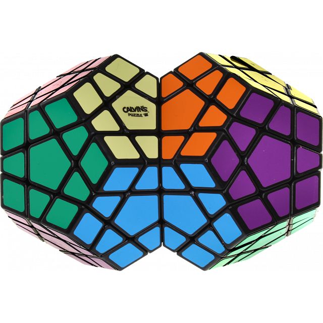 Double Megaminx Black Body (Mod) Other Rotational Puzzles Puzzle