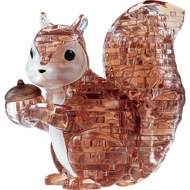 3D Crystal Puzzle - Squirrel