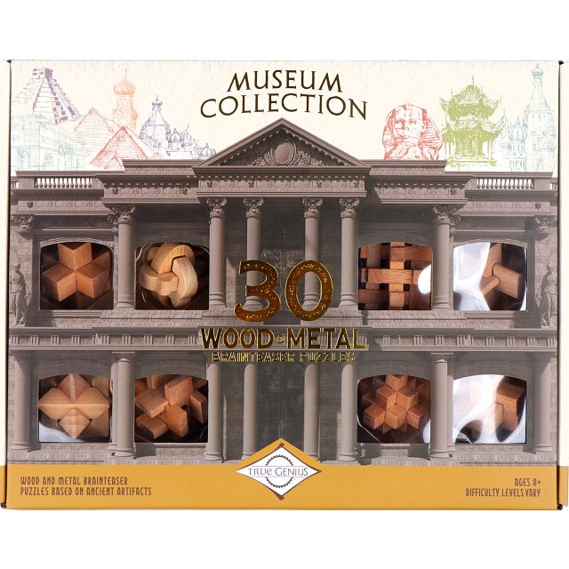 Museum Collection - 30 Wood and Metal Brainteaser Puzzles