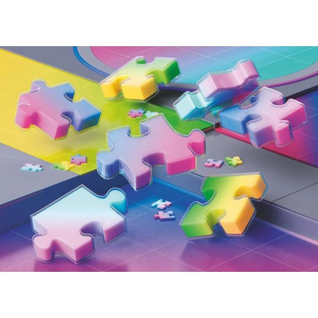 Doing the 5000 Piece Gradient Jigsaw Puzzle 