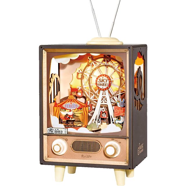 Rolife DIY Wooden Music Box - Sunset Carnival