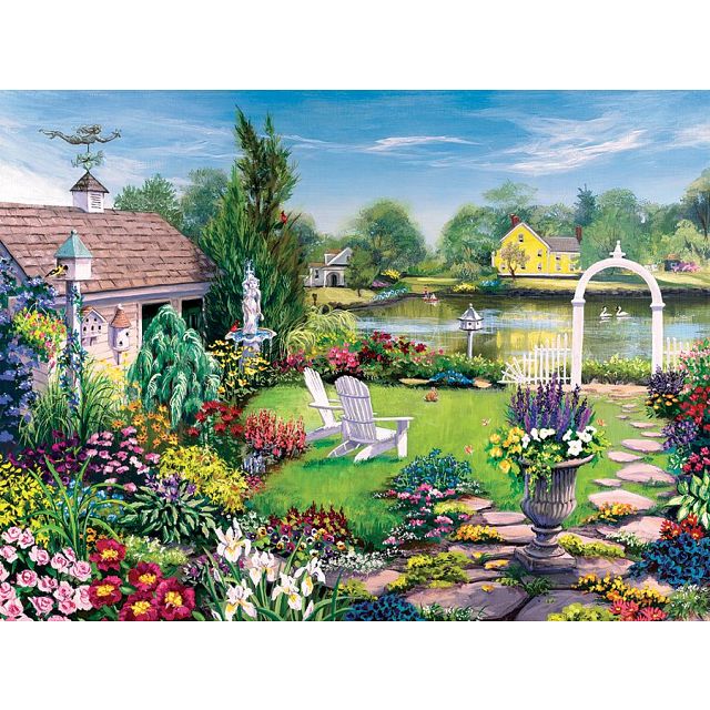 By The Pond - Large Piece