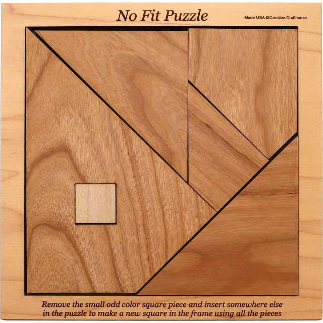 No Fit - Premium Wood Packing Puzzle