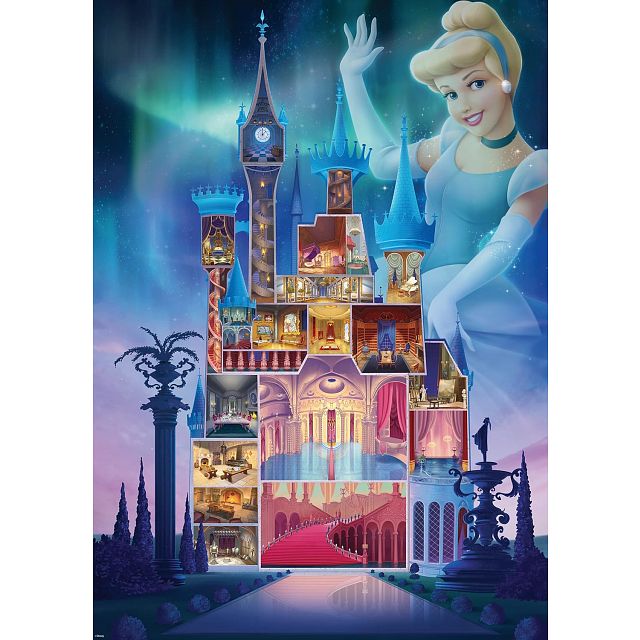 Disney Castle Collection: Cinderella | 1000 Pieces | Puzzle Master Inc