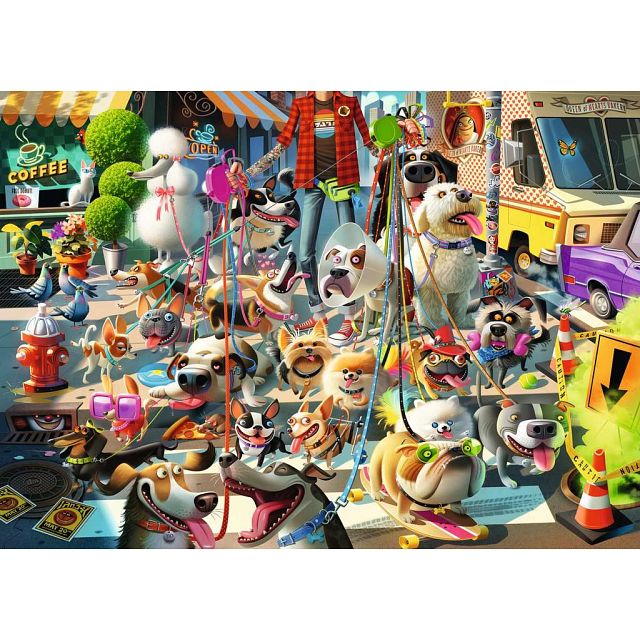 Dean Macadam's The Dog Walker 1000 Pieces Puzzle Master Inc