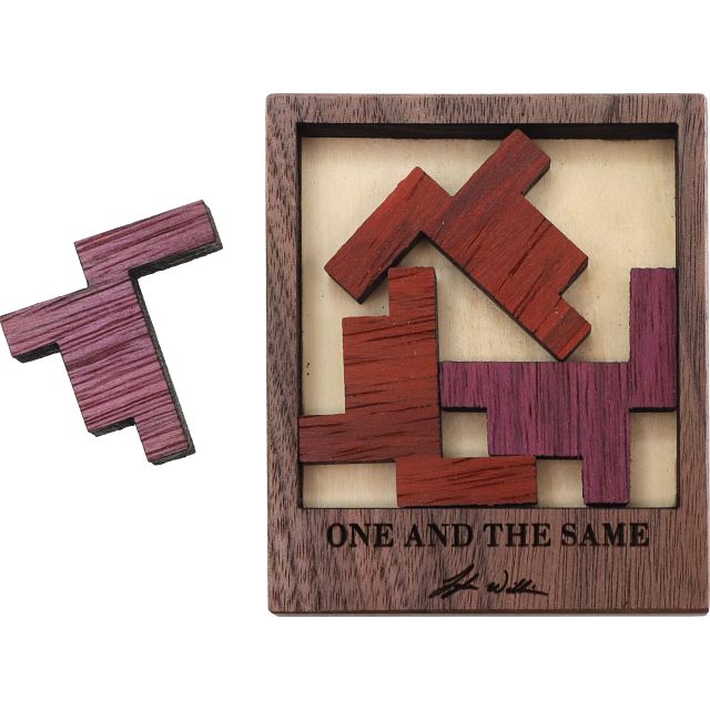 One And The Same - Wooden Packing Puzzle
