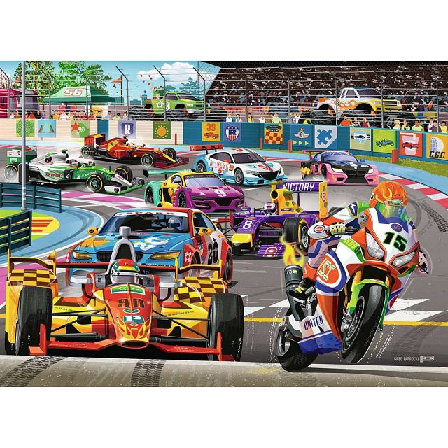 Racetrack Rally - 60 XXL Pieces