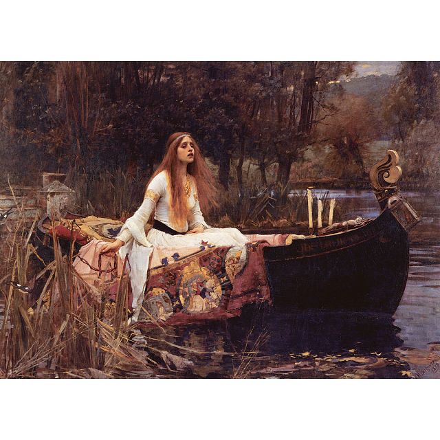 John William Waterhouse - The Lady of Shalott