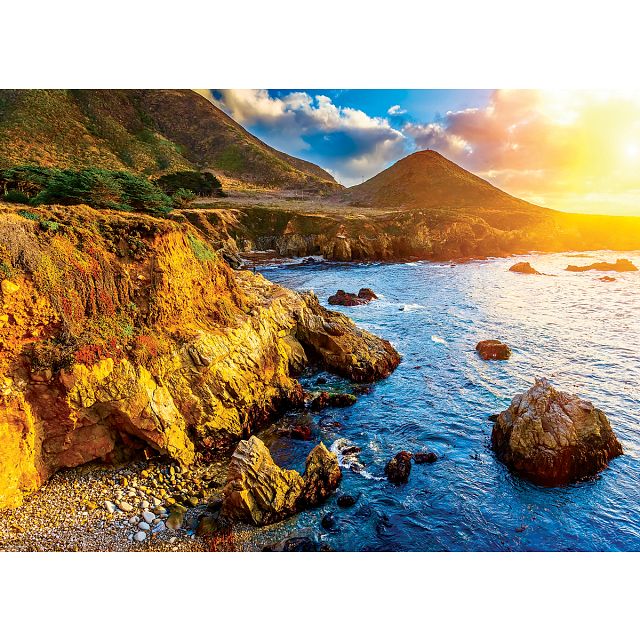 Sunset on the Pacific Coast
