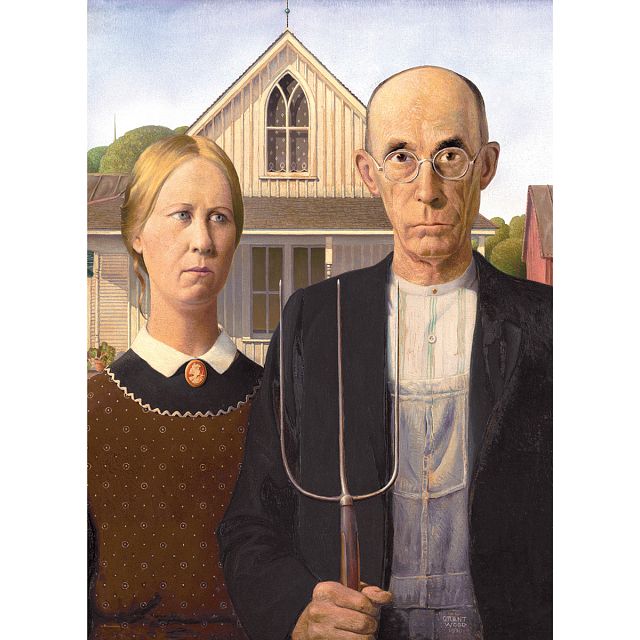 Grant Wood - American Gothic