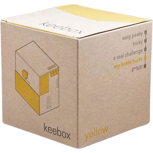 ぴーすけ⭐︎ Keebox Yellow - Sequential Discovery Puzzle Box | Roger & Pascal