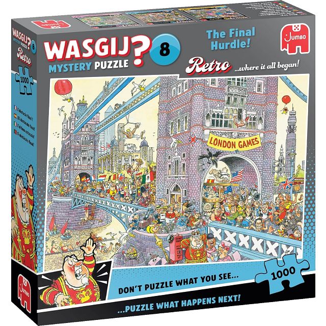 Wasgij Mystery Retro #8: The Final Hurdle!