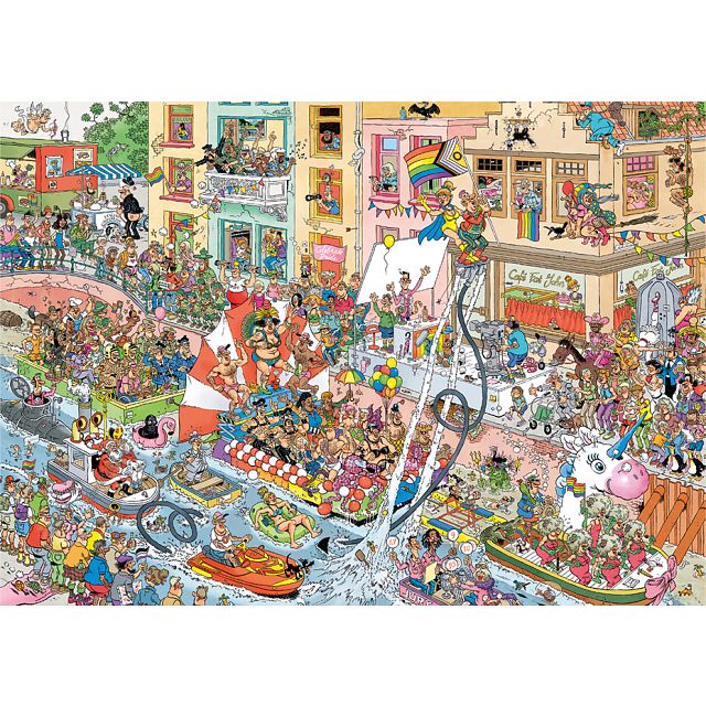 Jan van Haasteren Comic Puzzle - Celebrate Pride
