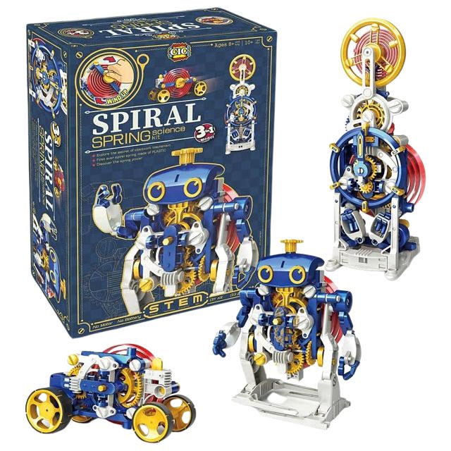 Spiral Spring Science Kit - 3 in 1