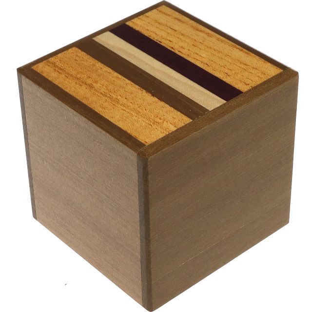 2 Sun Cube 7 Step Natural Wood