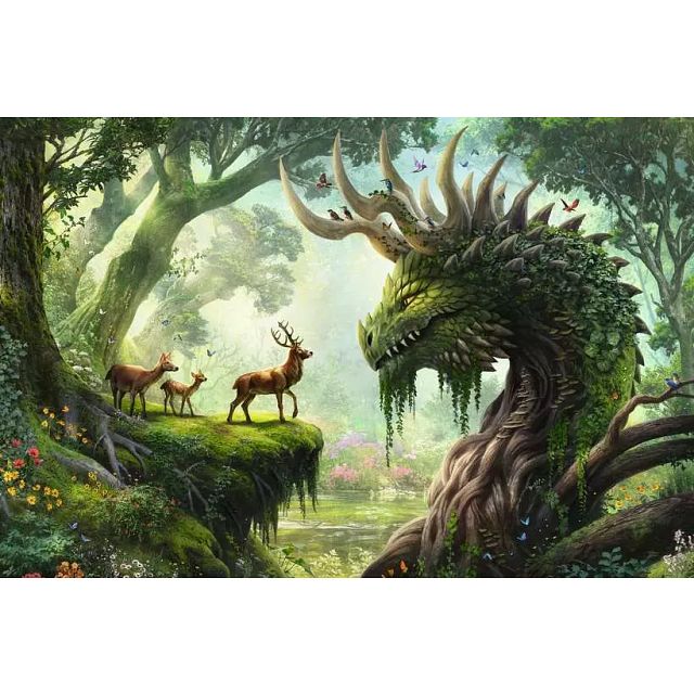 The Forest Dragon Awakes | 1001 - 5000 Pieces | Puzzle Master Inc
