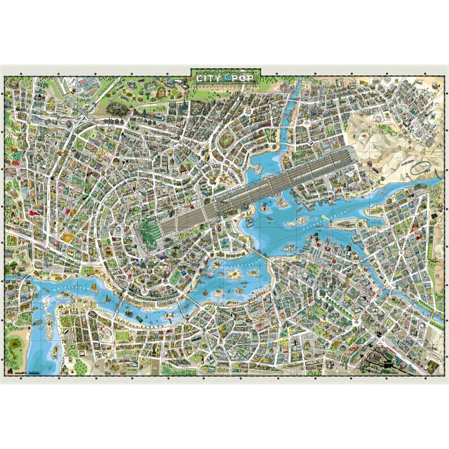 Map Art: City of Pop