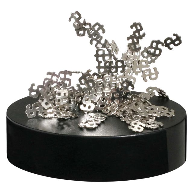 Magnetic Sculpture: Dollar Signs