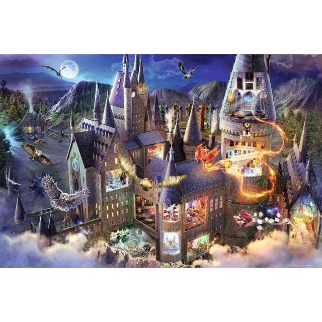 Harry Potter: Hogwarts Castle Cutaway