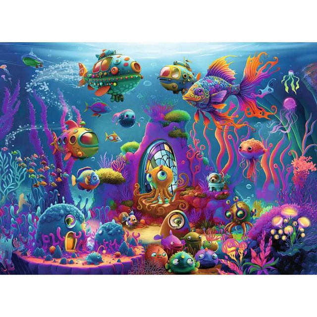 Alien Ocean - 150 XXL Pieces