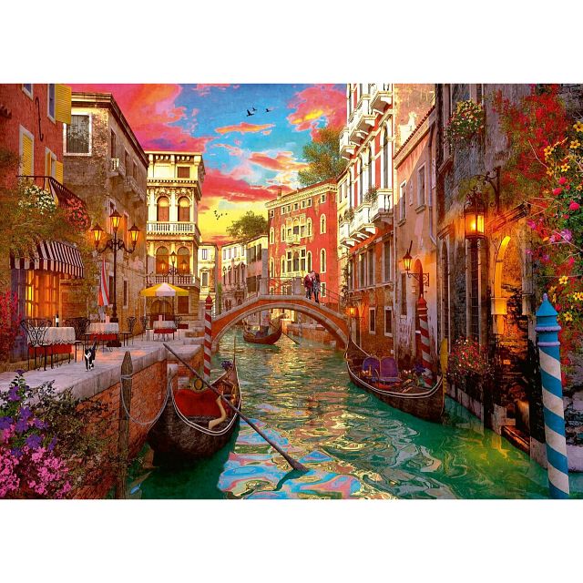 thumbnail image 2 of Venice Twilight - 750 Piece Jigsaw Puzzle By Ravensburger 2 of 9