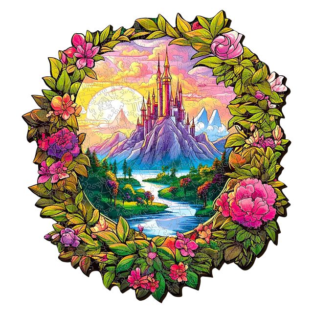 Magical Forest - 300 Piece Shaped Wooden Jigsaw Puzzle